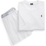 Pyjama met logostitching en elastische band met logo