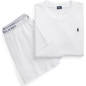 Pyjama met logostitching en elastische band met logo