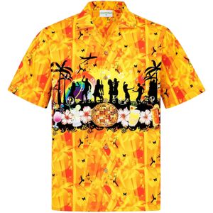 Hawaiihemdshop.de Overhemd 'Summer Party'  geel