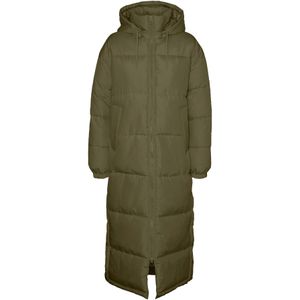 VERO MODA Wintermantel 'VMKLEA'  donkergroen