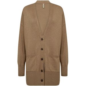 Soyaconcept Gebreid vest 'Dollie 739'  lichtbruin