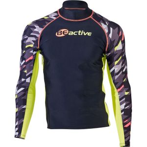 BECO the world of aquasports Functioneel shirt 'Rashguard BEactive UV SUNSET'  zwart