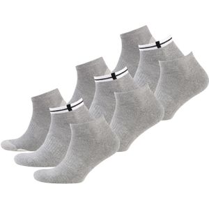 Nur Der Enkelsokken ' Sport '  grijs gemêleerd / zwart / wit