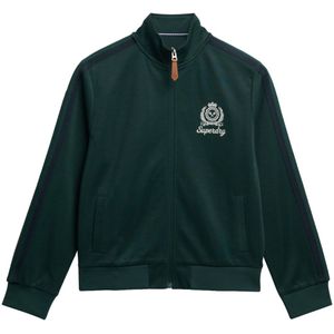 Superdry Sweatvest 'Country Club'  smaragd / wit