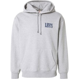 LEVI'S ® Sweatshirt 'Relaxed Graphic Hoodie'  marine / grijs gemêleerd