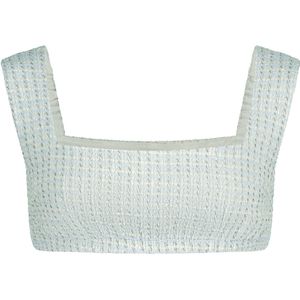 Nicowa Top 'Jalinowa'  camel / ivoor / lichtblauw / wit