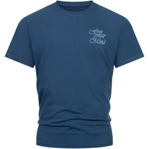 INDICODE JEANS Shirt 'Blank'  blauw / lichtblauw