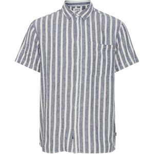 !Solid Overhemd 'Fried'  duifblauw / wit