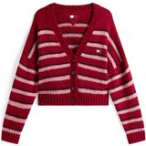 Tommy Jeans - Oversized - Gebreid Jack - Kort - V-hals - Dames