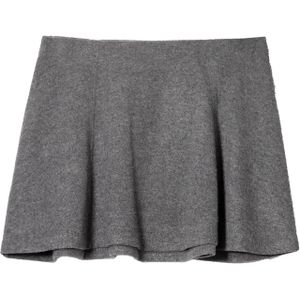 Bershka Rok  grijs gemêleerd