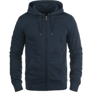 !Solid Sweatvest 'Berti'  donkerblauw