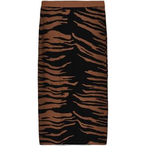 VERO MODA Rok 'VMNANCY'  bruin / zwart