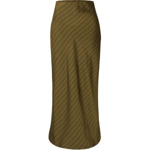 EDITED - Silva - A-lijnrok - Olijfgroen - 7/8 lengte