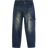 Desigual - Baggy Jeans - Effen - Lange Baggy Jeans met Zakken