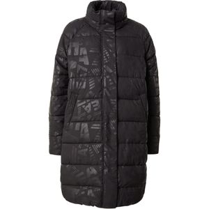 EA7 Emporio Armani - Caban - Gewatteerde Lange Jas - Regular Fit - All-over Logoprint