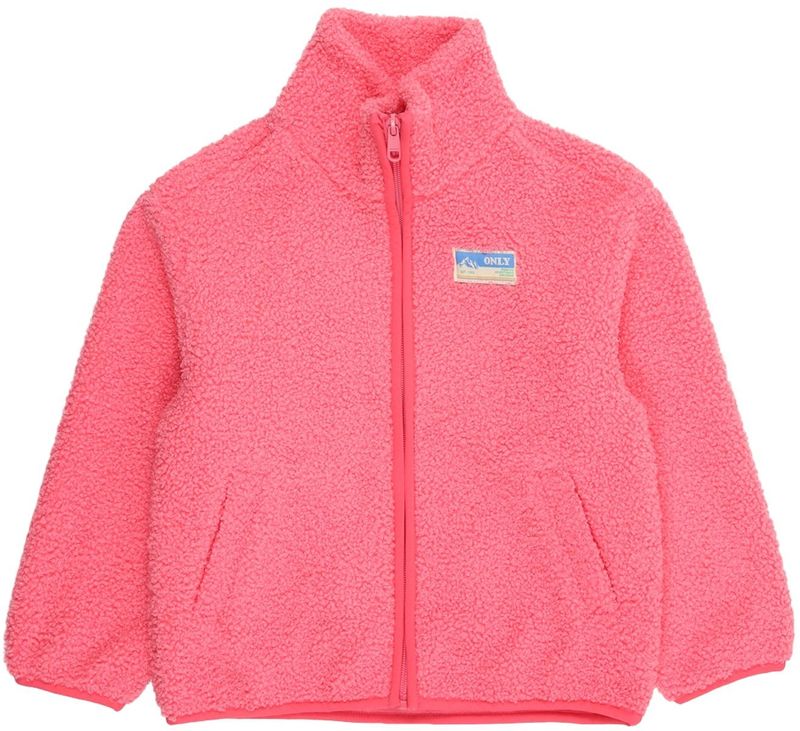 ONLY MINI - Teddy Jas - Pluizige Stof - Hoge Hals - Lange Mouwen