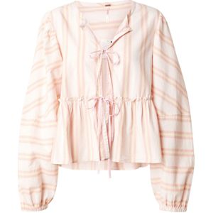 Free People Blouse 'BRUNCH BABE'  geel / oudroze / pastelroze