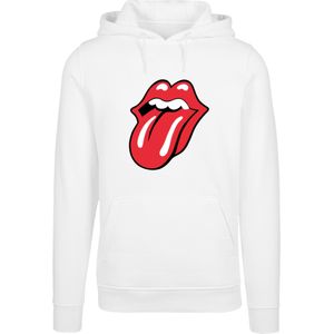 F4NT4STIC Sweatshirt 'The Rolling Stones Classic Zunge Rock Musik Band'  rood / zwart / wit