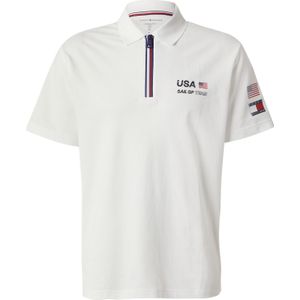 TOMMY HILFIGER Shirt 'SAIL GP'  ecru / navy / rood / zwart