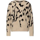 STREET ONE Trui  sand / zwart