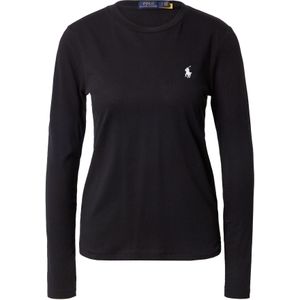 Polo Ralph Lauren - Shirt - Zwart/Wit - Lange Mouw - Normale Pasvorm