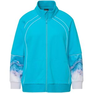 Ulla Popken Sweatvest  turquoise / gemengde kleuren