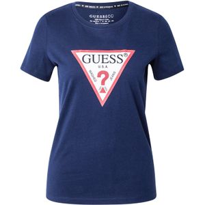 GUESS Shirt  navy / rood / zwart / offwhite