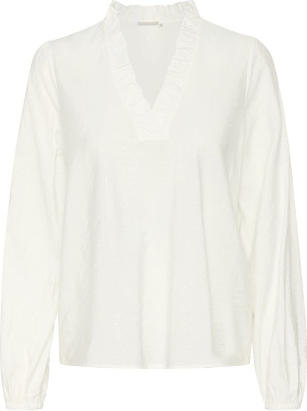 KAFFE - Sanni - Blouse - Elegante Damesblouse - Lange Mouwen