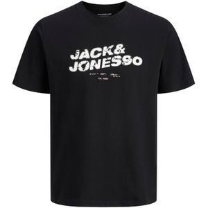 JACK & JONES Shirt  beige / zwart / wit