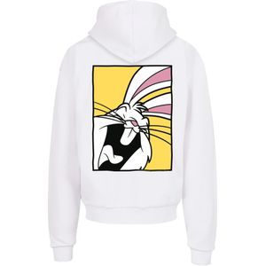 F4NT4STIC Sweatshirt 'Looney Tunes Bugs Bunny'  lichtgeel / eosine / zwart / wit