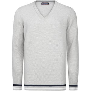 Felix Hardy - Pullover - Grijs - V-hals - Heren - 2XL