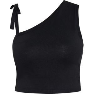 faina Gebreide top  zwart