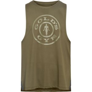 GOLD´S GYM APPAREL Shirt 'Pierce'  kaki / pastelgroen