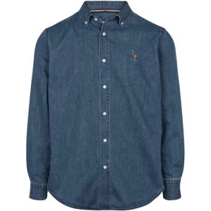 U.S. POLO ASSN. Overhemd 'Craig'  blauw denim