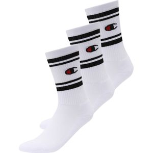 Sokken met logostitching in een set van 3 paar, model 'Crew'