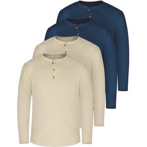 normani Shirt 'Neuville'  beige / marine