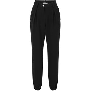 Guido Maria Kretschmer Women Bandplooibroek 'Nele'  zwart
