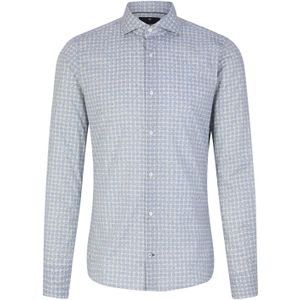 JOOP! Overhemd 'Ernest'  camel / marine / wit