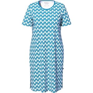 Ulla Popken Nachthemd  blauw / wit