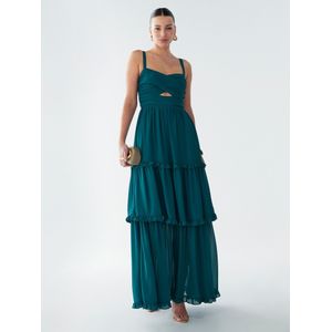 BWLDR Jurk 'Willow'  petrol