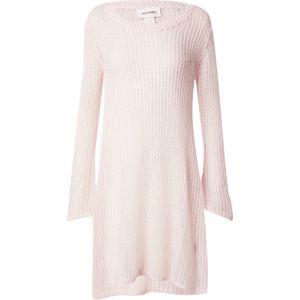 Monki Gebreide jurk  rosa