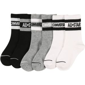 Converse - CHN Basic Wordmark Crew - Kindersokken - Set van 6