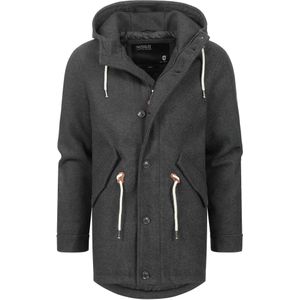 INDICODE JEANS Winterjas ' Christof '  donkergrijs