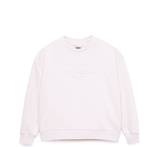 BIG STAR Sweatshirt 'ELLSA'  rosa / wit