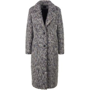 MADELEINE Tussenmantel  grijs gemêleerd / wit