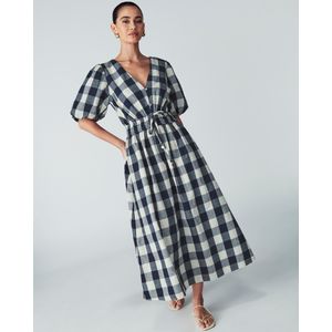 St MRLO Jurk 'Rowley'  nachtblauw / offwhite