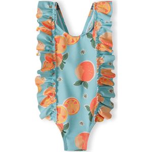 MINOTI Badpak  petrol / spar / koraal / zalm roze