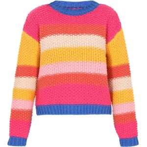 MYMO Trui  beige / blauw / pink / rood