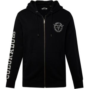 John F. Gee Sweatvest  lichtgrijs / zwart