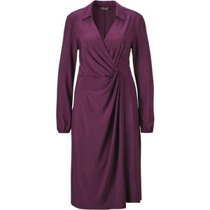 Goldner Jurk  aubergine
